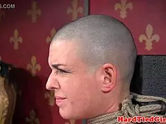 Whoa, this flogged sub babe is getting disciplined by maledom, intense stuff 😈