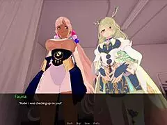 Hololewd manager part 3 features bold group sex with huge boobs and interracial action.