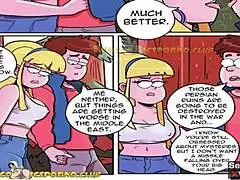 Gravity Falls Next Summer - Dipper's Foursome Reverse Gangbang in Outdoor Cabin