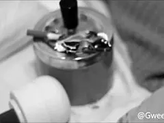 brazilian pornstar smokes on dollar bill in greed fetish