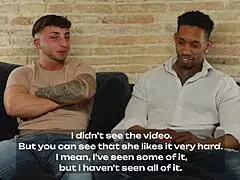 enjoy the sata jones triangle rough blowjob 3some bound group sex!