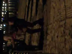 Tanja's wet pussy spied on by Spanish man