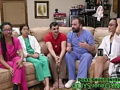 Doctor Canada Flips The Script On Doctor Channy Crossfire During Medical Examination Ends Up Examining His Doctor At Guysgonegynocom