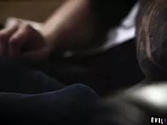 Oh man, you see how Professor Charles Dera's banging that horny beautiful teen Jill Kassidy doggystyle in the bathroom