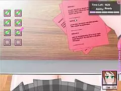 Classroom cheating in umichan maiko