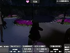 Sereka-san exposes in naked coat outdoors