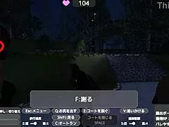 Sereka-san exposes in naked coat outdoors