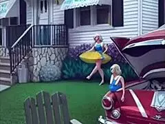 Bizarre Anime Crossdressing Scene with Wild Hentai Action