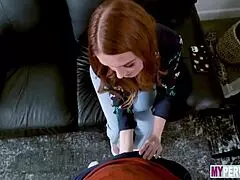 Marie McCray's big cock fulfills her deepest desires with riding and cumshots