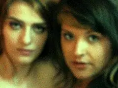 Carrie B and Savannah explore a double dildo in their photoshoot 😏