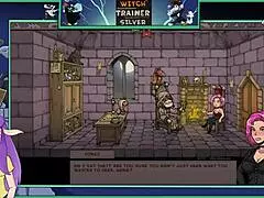 i love watching this brunette witch with big tits in silver trainer part 19