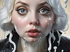 Hentai Blowbang with 100 Cum Facials 😏