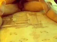 Mature beauty eagerly eats the strong man's big snake 😍