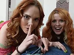 My step mom Siri Dahl and her BFF Elly Clutch get sloppy after brunch