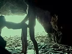 hidden sex at the beach inside a cave 🏖️