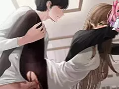 Holy cow! Sexy vampires in stockings get pounded hard at college!