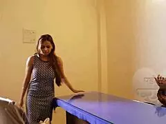 that cheating boyfriend is banging his girlfriend's indian friend at the office