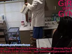 Nonnude backstage compilation from destiny and elizashields in florida gyno exam