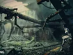 i love how this hot robot slut in subverse episode 1 sucks my dick in space with big tits and blowjob