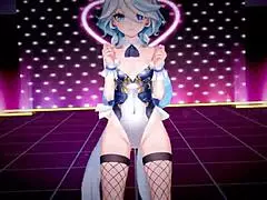 Genshin Characters in 3D Cartoon Hentai Adventure