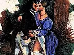 vintage retro drawings from antique era