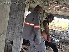 Oh wow, workers fucking bareback in construction site!