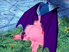 Morrigan Experiences Intense Fucking In Halloween Fantasy With Sheer Fantasyking3