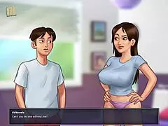 hottie explores summertime saga in anime cartoon hentai