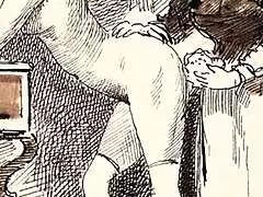 vintage erotic drawings