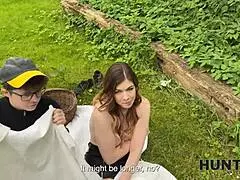 hunt4k hunter bangs hot czech babe in pantyhose during wild pov session