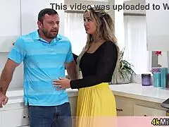 yo, our busty businesswoman stepmom craved double penetration, so we delivered!