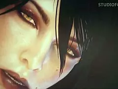 i'm watching studiofow's ritual in this anime hentai style