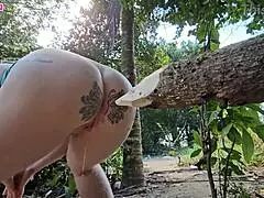 Beautiful Tattooed Gay Star Dreams of Wood in Tight Asshole