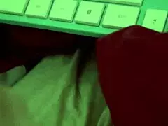 Sneaking a huge cum orgasm in bed beside my stepsister feels thrilling