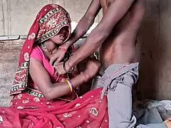 desi bhabhi in red sharee stars in hot hindi webseries episode