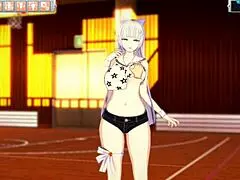 【エロゲーコイカツ！】】爆乳方言娘jkのおっぱい揉みまくりh！ 巨乳アニメ3dcg動画【ヘンタイゲーム】