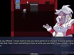 Babe with silver hair has sex in anime cosplay