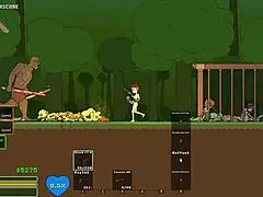 captivity jungle speedrun part 1, intense anime action at 2:24:25