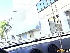 Blonde Teen Sucks Cock In POV Doggy!