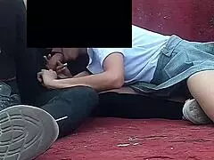 public sex with mexican student latina babe getting fucked outdoors 😏