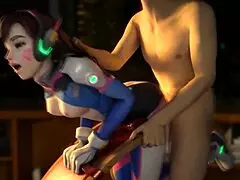 3D Anime Futanari Gets Wild in Hentai Action