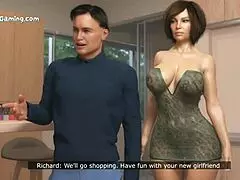 เฮ้ แม่ลูกติดช่วยลดเครียดให้ในอนิเมะ3D