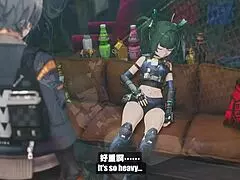 watch this hentai creampie in pussy with cum in 3d anime?