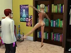 Dexter Uses X-Ray Glasses in Sims 4 Naked Scene