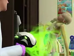 Dexter Uses X-Ray Glasses in Sims 4 Naked Scene