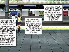 Lucky lewd animated part one