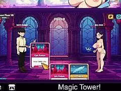 Erotic Anime Cartoon In Magic Tower Game With Hentai Elements
