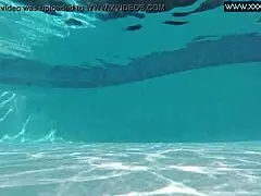 Minnie Manga gets slammed underwater in wild pool action! 🏊