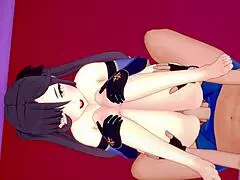 Mona Explores Intimate Scenarios In Genshin Impact Love Hotel Gameplay