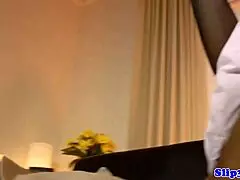 Eurobabe Fucks Mature Couple